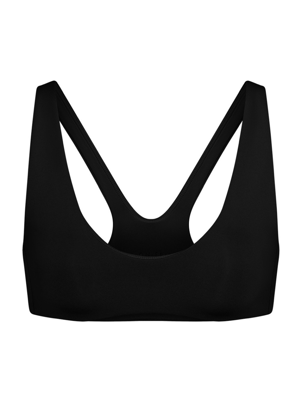 Left on Friday Far Out Swimsuit Top, Black